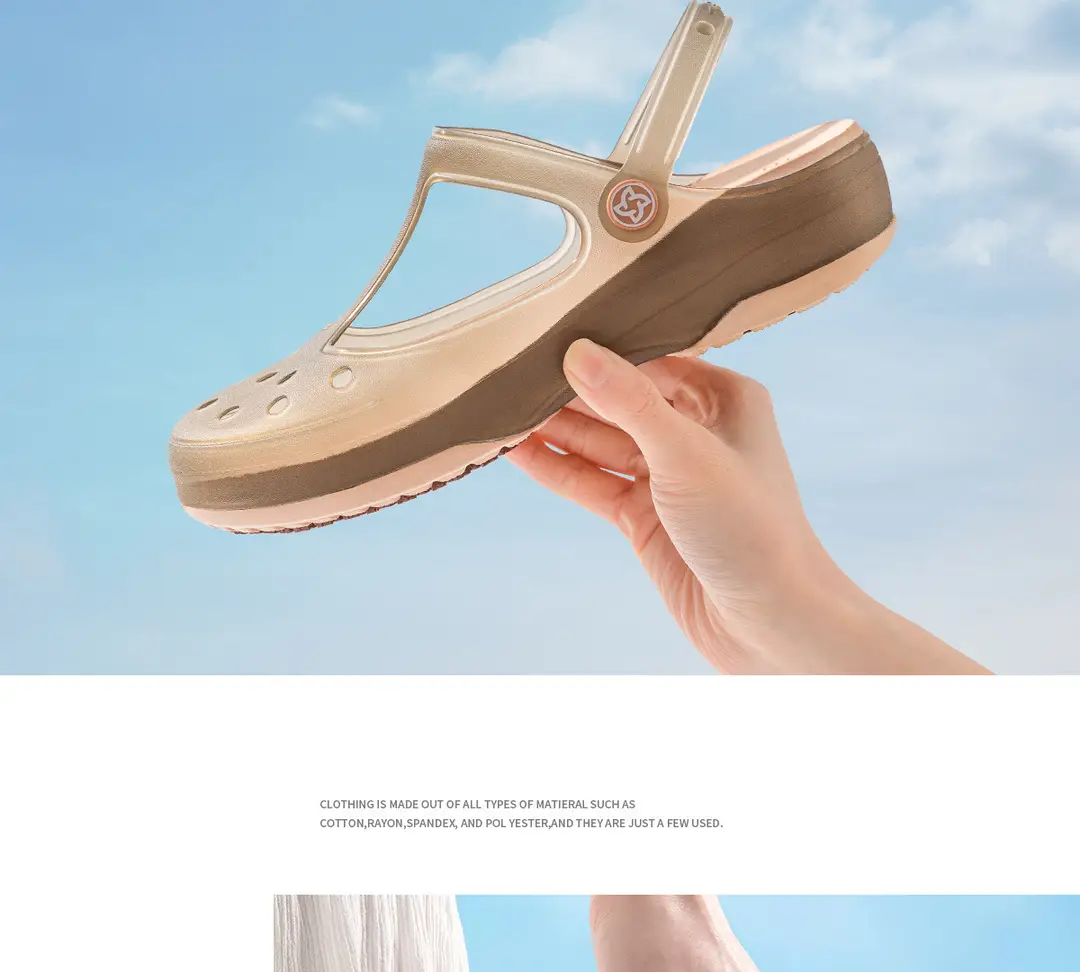 Jelly Toe-Toe Sandals for Women 2026 New Thick-Soled Non-Slip Soft-Soled Beach Clogs for Women for Summer Outdoor Wear — feature 19