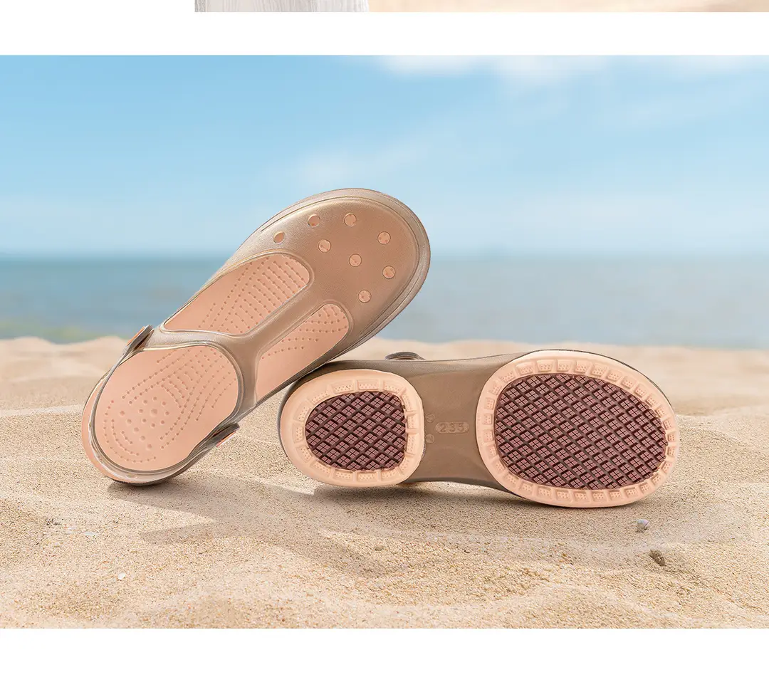 Jelly Toe-Toe Sandals for Women 2026 New Thick-Soled Non-Slip Soft-Soled Beach Clogs for Women for Summer Outdoor Wear — feature 21