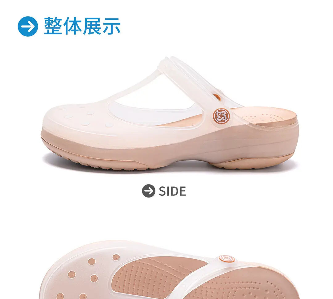 Jelly Toe-Toe Sandals for Women 2026 New Thick-Soled Non-Slip Soft-Soled Beach Clogs for Women for Summer Outdoor Wear — feature 25