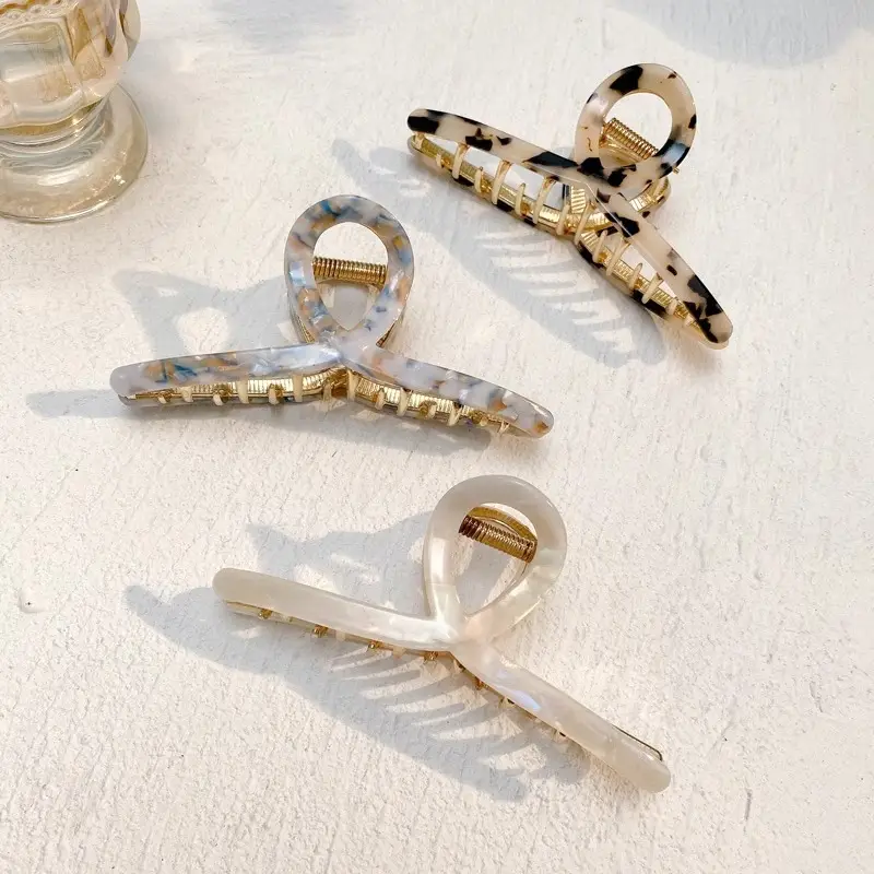 High Quality Large Cross Hairpin for Women Summer 2024 - Image 6