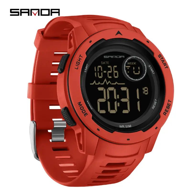 Sanda Camouflage Waterproof Tactical Watch - Image 18