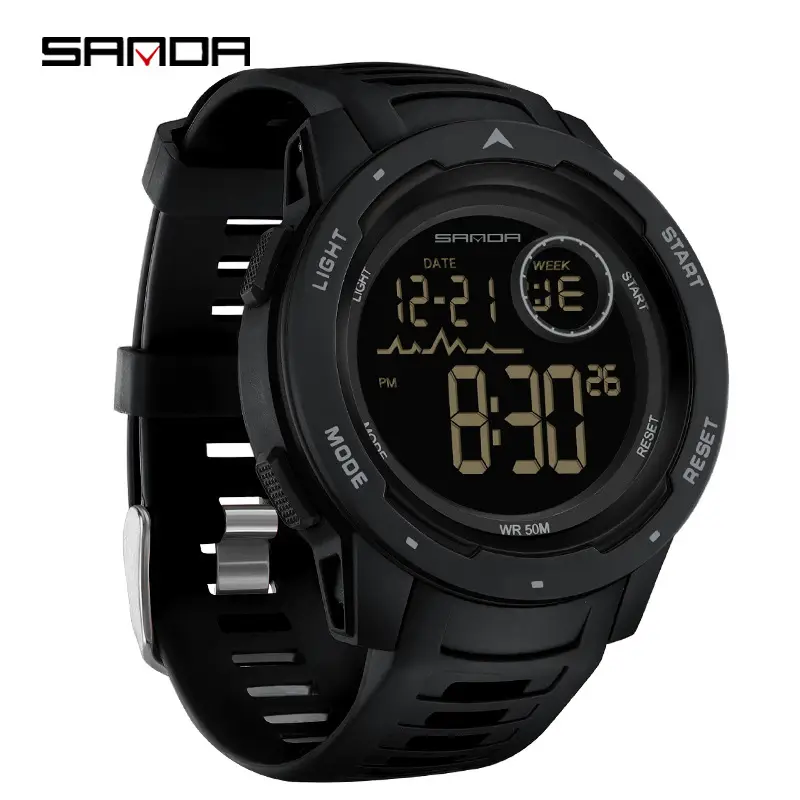 Sanda Camouflage Waterproof Tactical Watch - Image 19