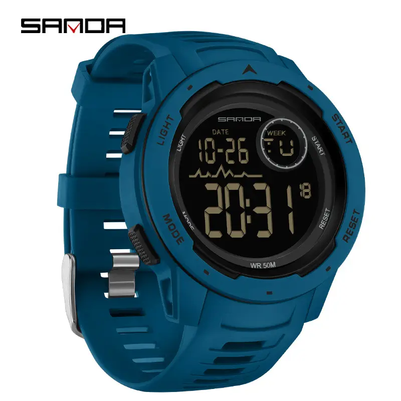 Sanda Camouflage Waterproof Tactical Watch - Image 20
