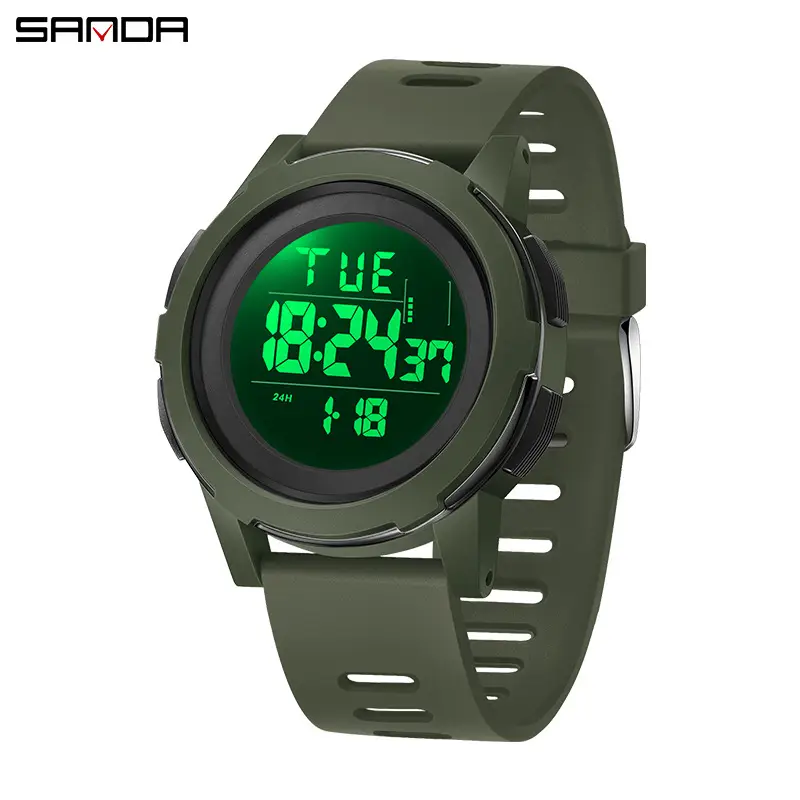 Sanda Camouflage Waterproof Tactical Watch - Image 9