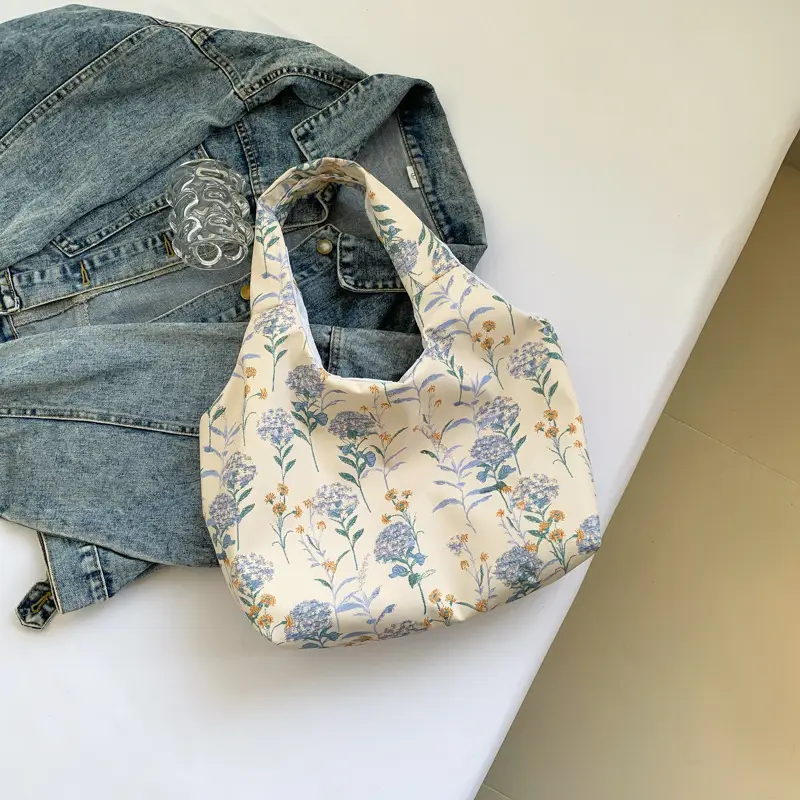 Korean Style Floral Shoulder Bag 2024 - Image 4