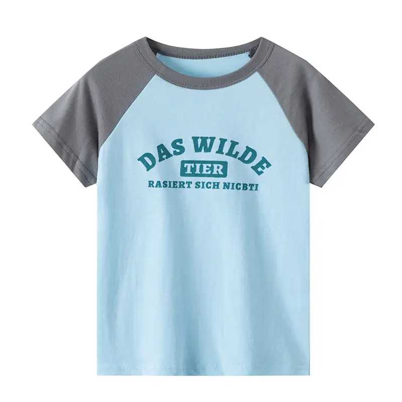 Boys Cotton T-Shirt Pink Bear Print Summer Wear - Image 2
