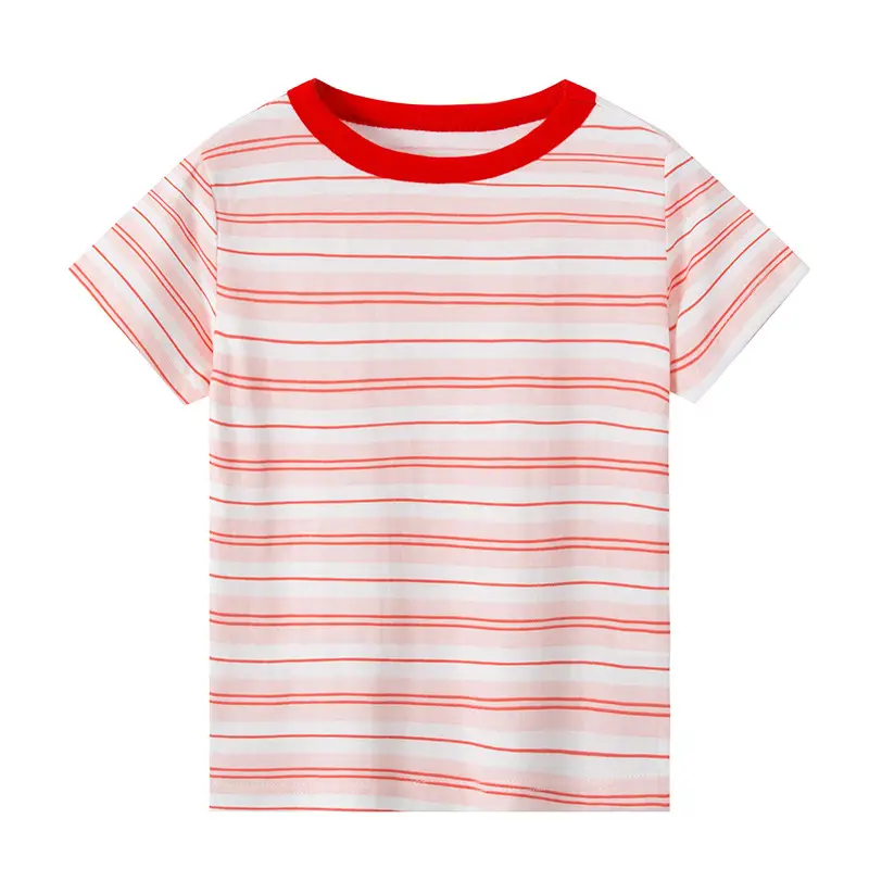 Boys Cotton T-Shirt Pink Bear Print Summer Wear - Image 5
