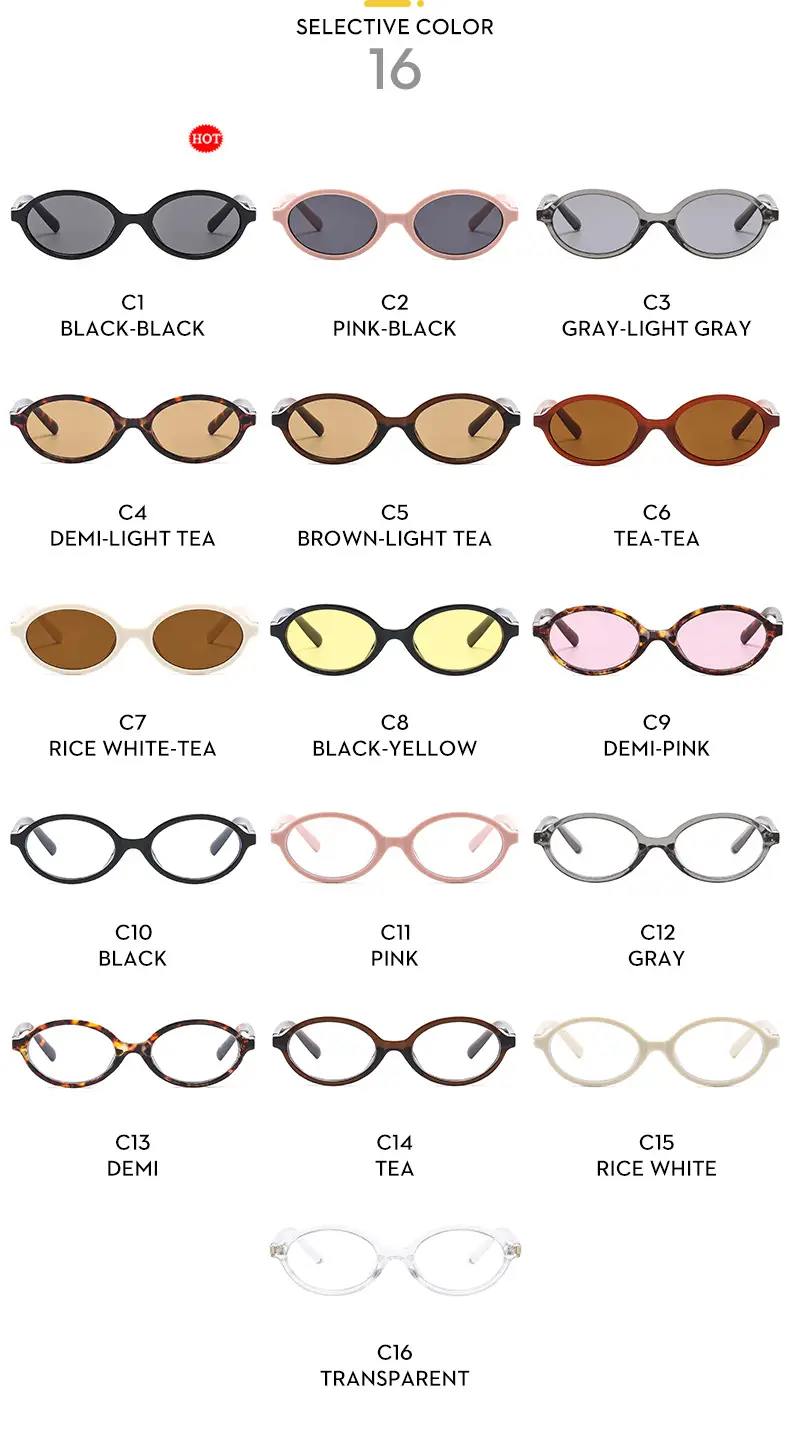 Retro Oval Sunglasses for Girls Brown Round Design β feature 9