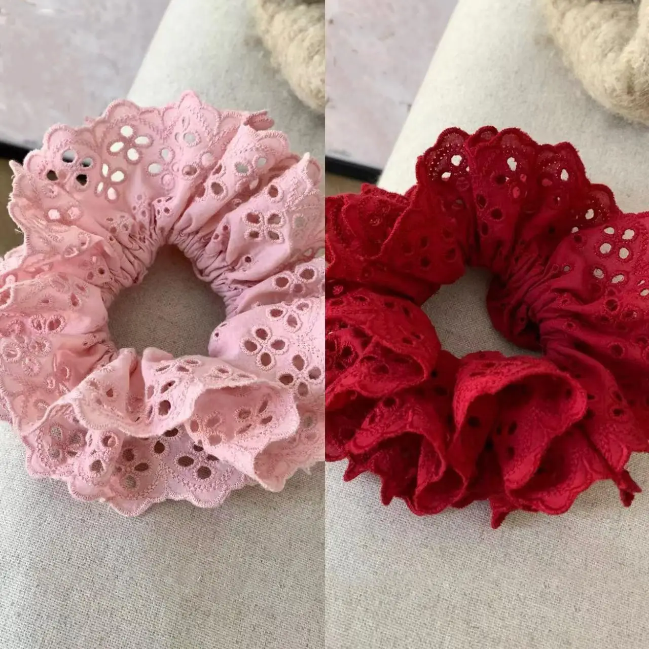 Lace Hair Tie with French Vintage Design - Image 6