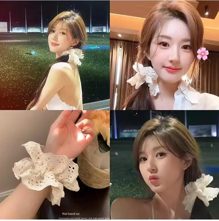 Lace Hair Tie with French Vintage Design — feature 8
