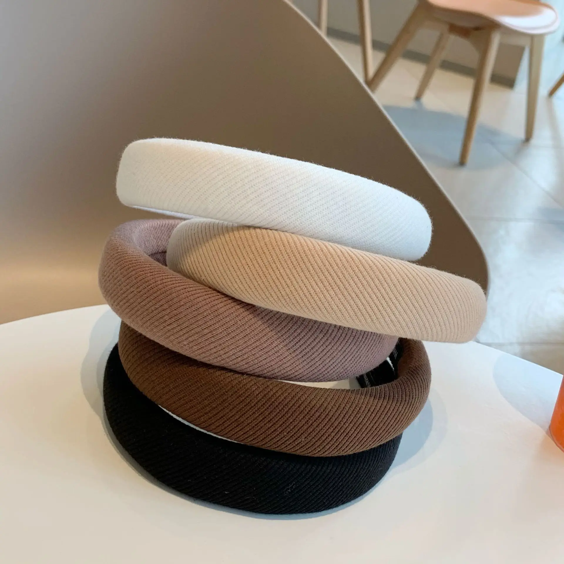 Women's New Style Sponge Hairband Black Autumn Winter — feature 22