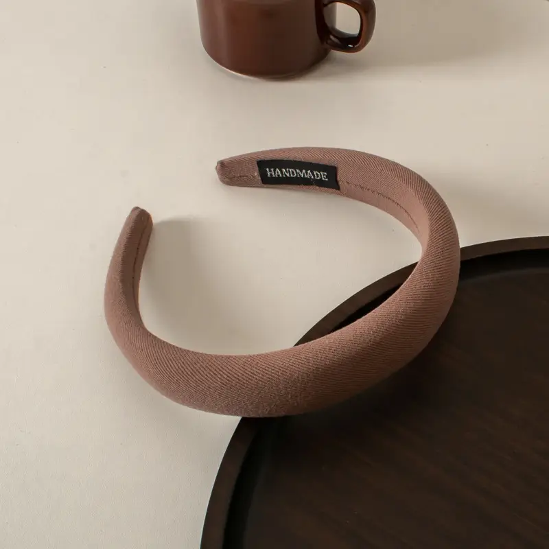 Women's New Style Sponge Hairband Black Autumn Winter - Image 2