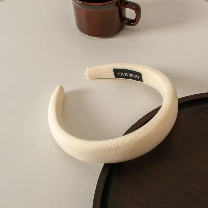 Women's New Style Sponge Hairband Black Autumn Winter - Image 5