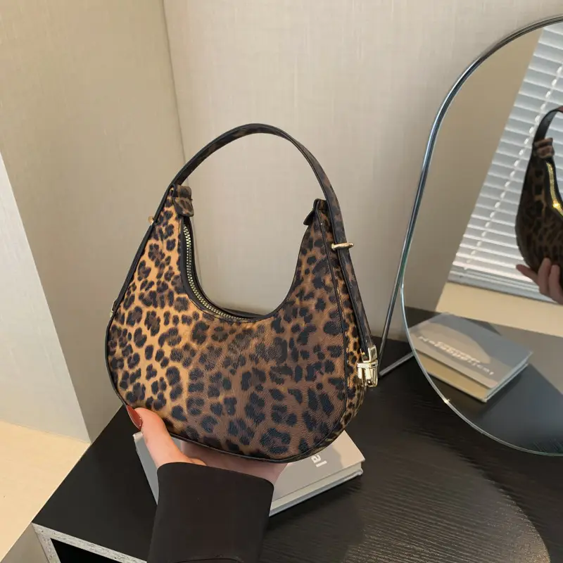 Zebra Print Women's Shoulder Bag 2024 Spring Summer - Image 5