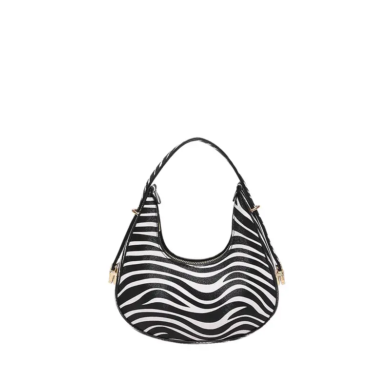 Zebra Print Women's Shoulder Bag 2024 Spring Summer - Image 8