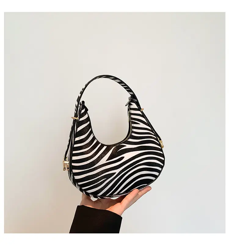 Zebra Print Women's Shoulder Bag 2024 Spring Summer — feature 21
