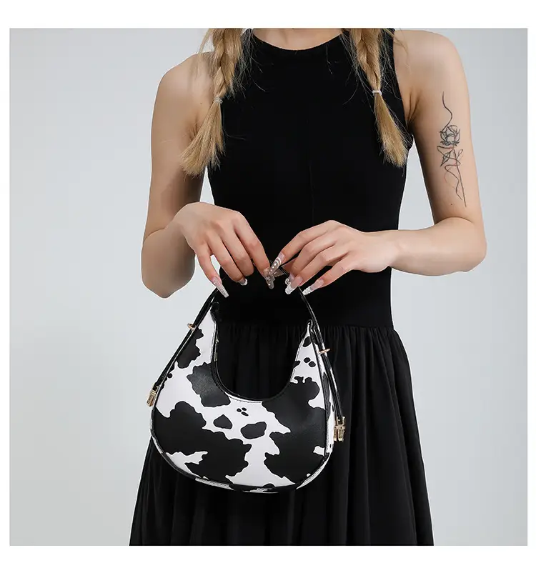 Zebra Print Women's Shoulder Bag 2024 Spring Summer — feature 9