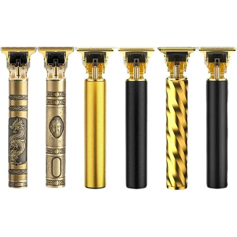 Electric Cross-Crystal Hair Clipper Razor Gold - Image 11