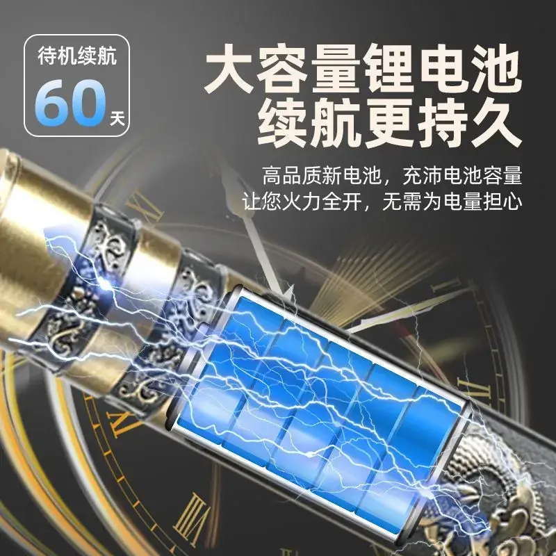Electric Cross-Crystal Hair Clipper Razor Gold — feature 19