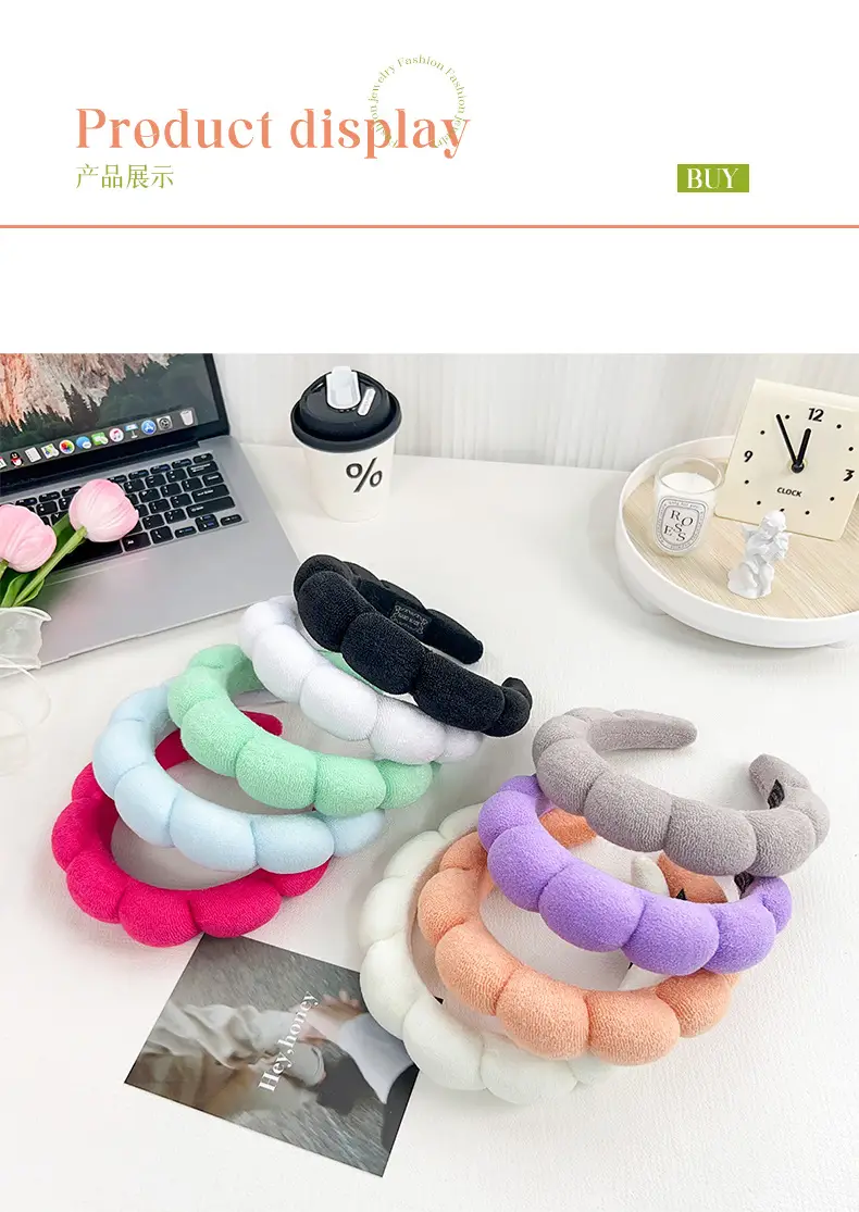Cute Sweet Bread Roll Headband for Women — feature 7