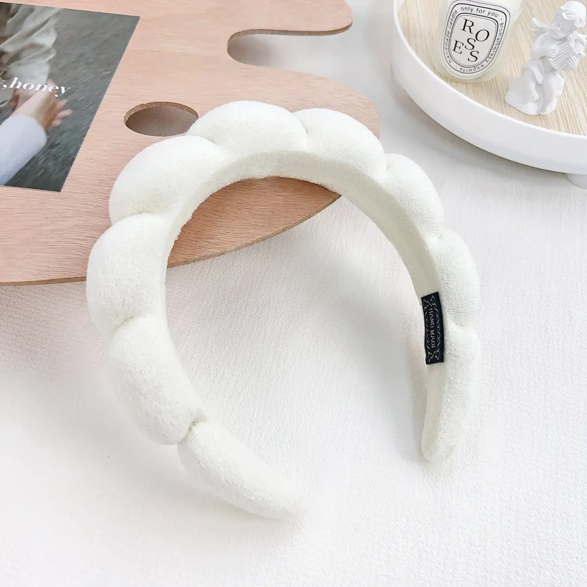 Cute Sweet Bread Roll Headband for Women