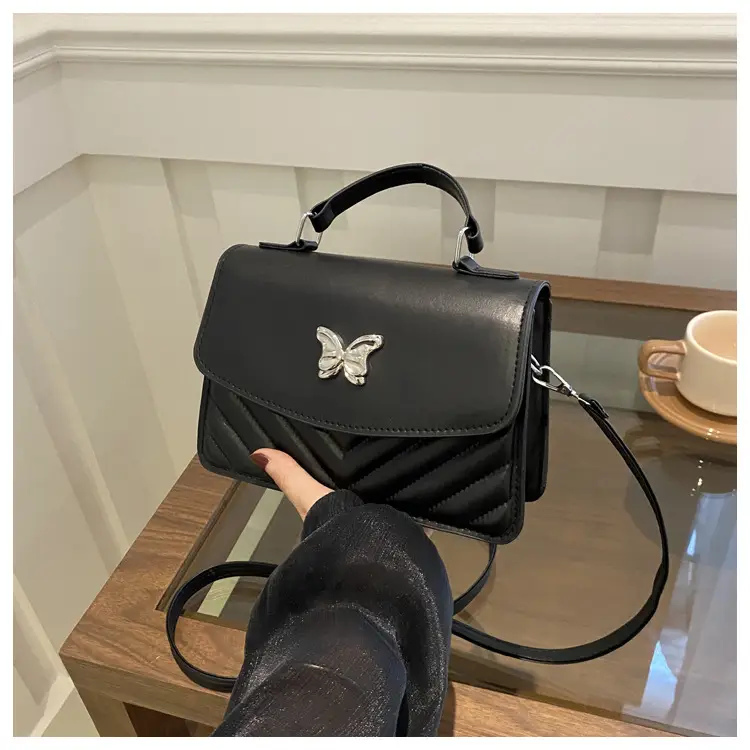 Light Blue Butterfly Crossbody Bag for Women - Image 2