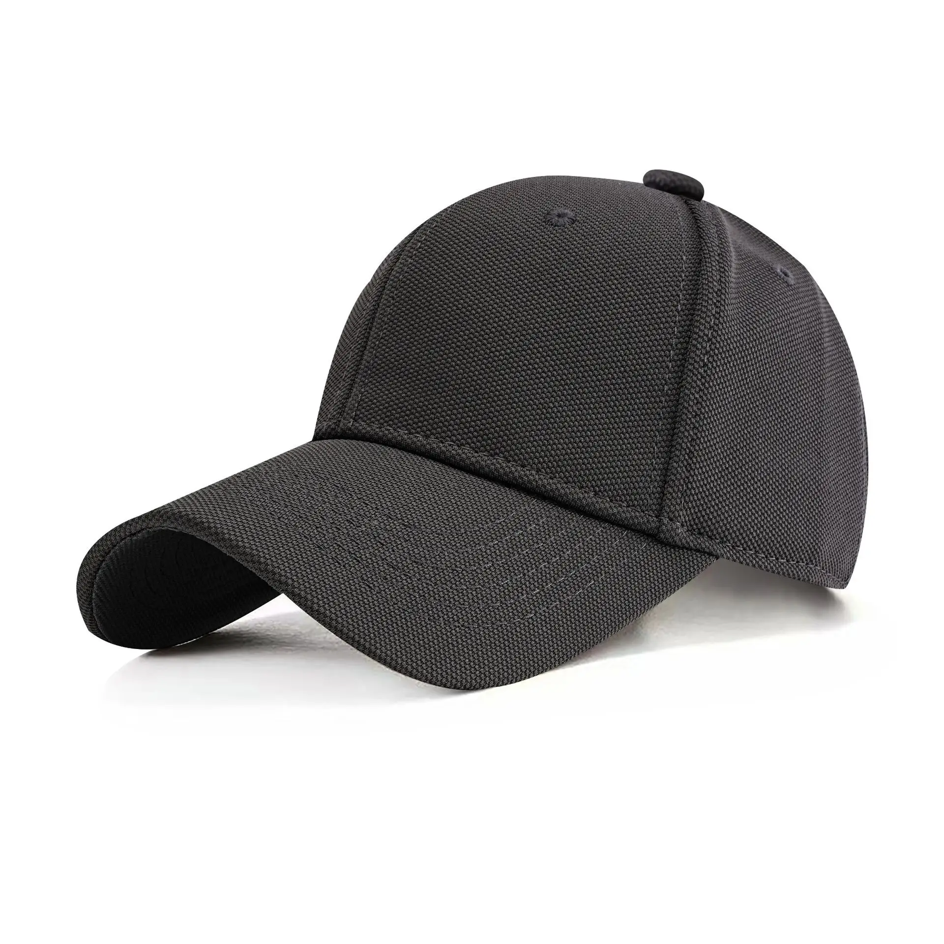Black Baseball Cap with Embroidered Logo - Image 13