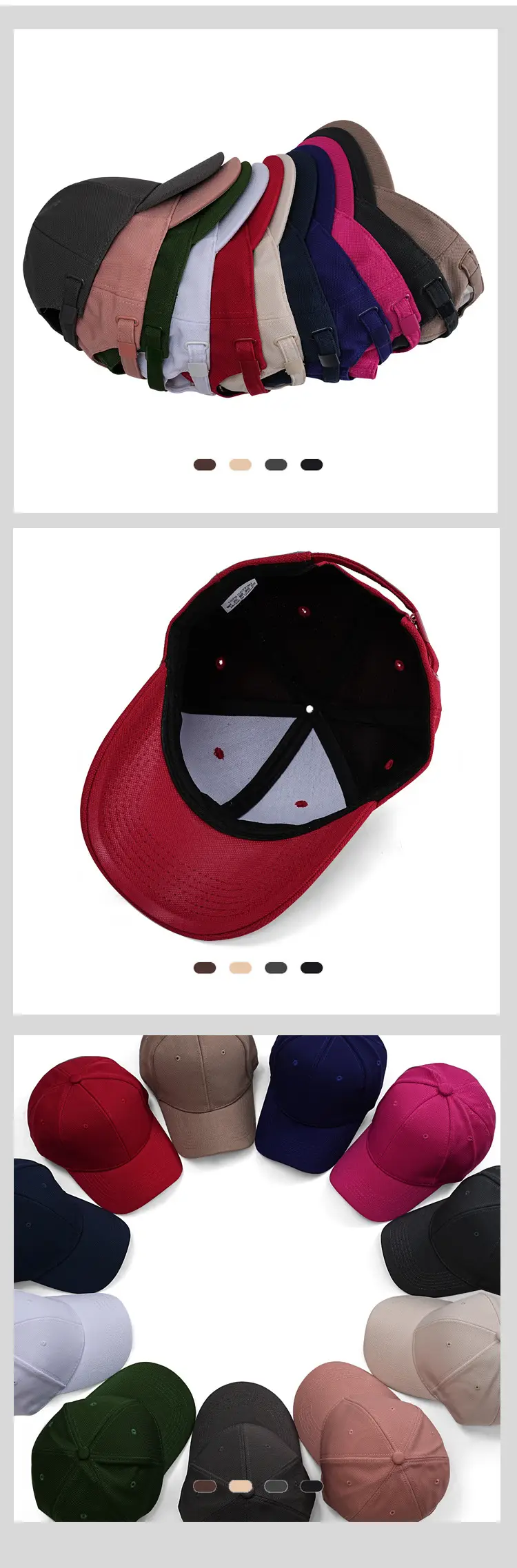 Black Baseball Cap with Embroidered Logo — feature 12