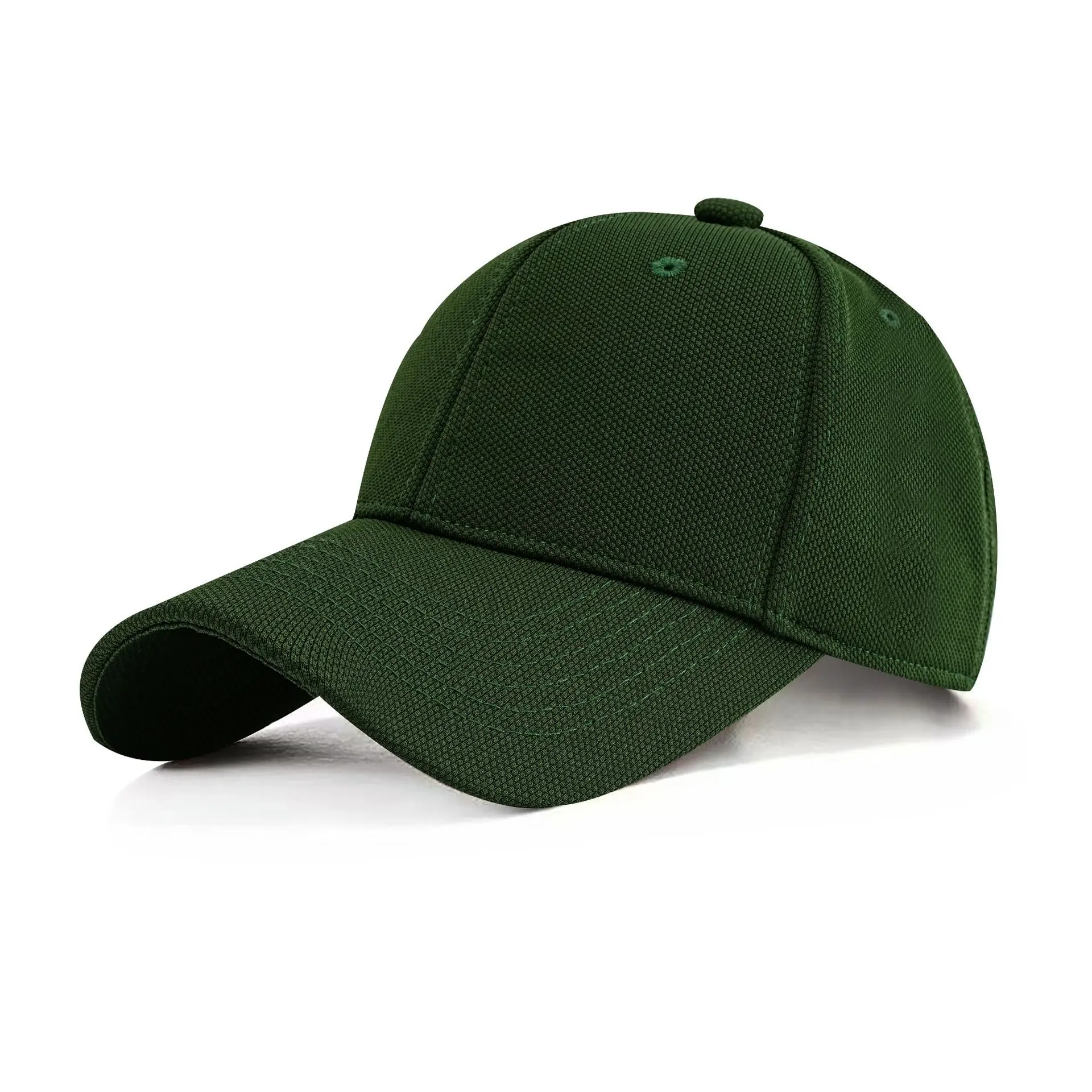 Black Baseball Cap with Embroidered Logo - Image 8