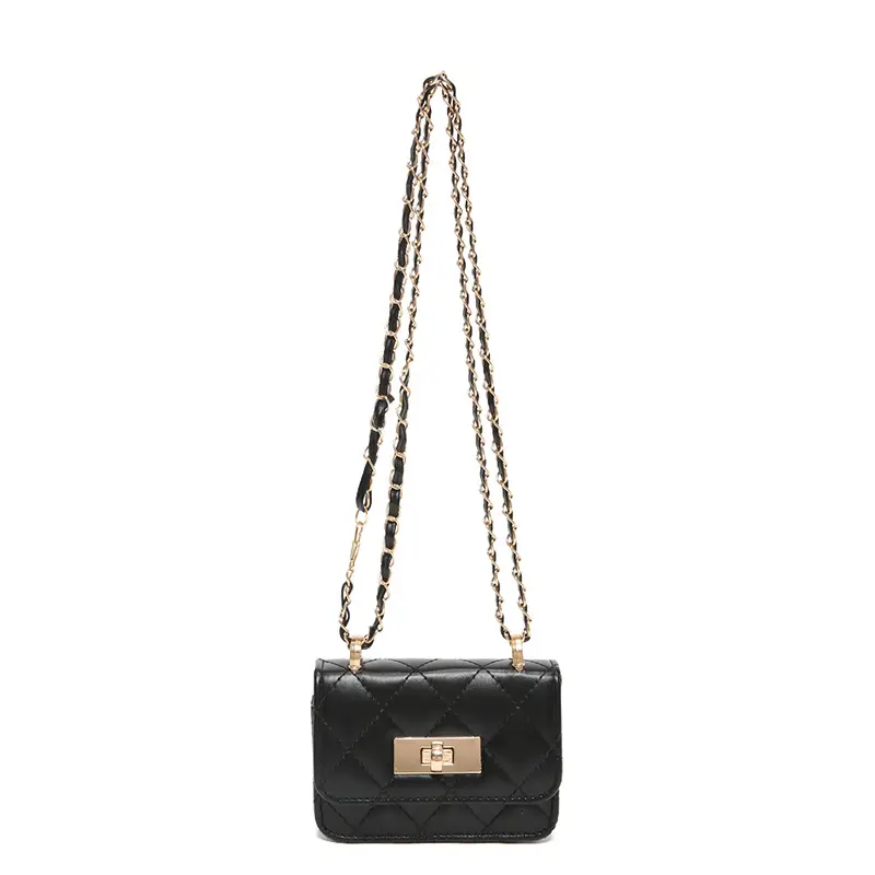 Women's Mini Rhomboid Chain Shoulder Bag White - Image 10