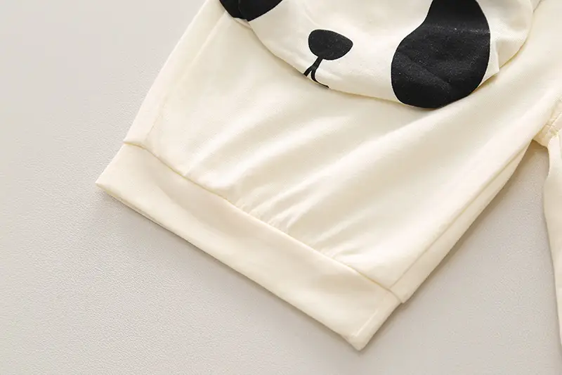 Children Cotton Panda Graphic Shorts Suit Summer — feature 14