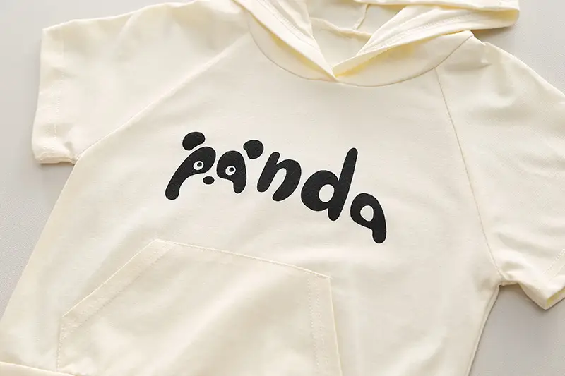 Children Cotton Panda Graphic Shorts Suit Summer — feature 8