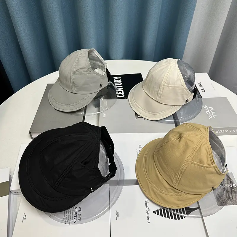 Women's Peach Duck Tongu Sun Hat with Mesh Back - Image 6