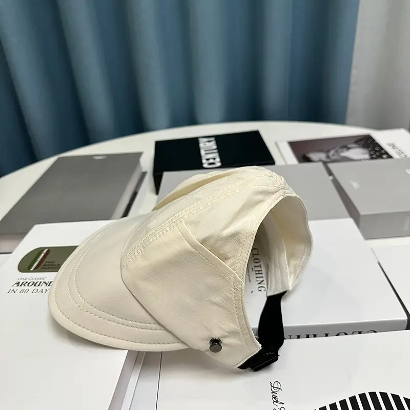 Women's Peach Duck Tongu Sun Hat with Mesh Back - Image 7