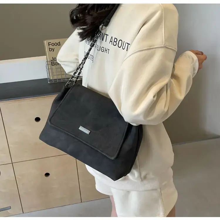 Grey Chain Shoulder Bag for Women Summer — feature 15