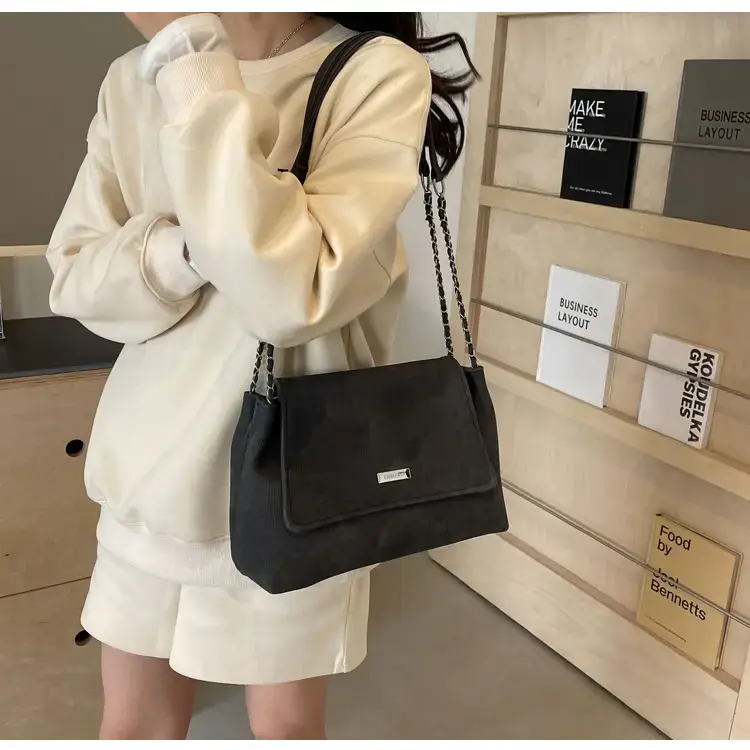 Grey Chain Shoulder Bag for Women Summer — feature 16