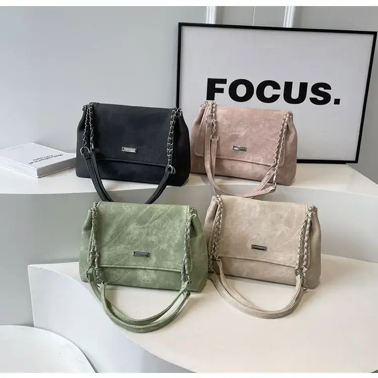 Grey Chain Shoulder Bag for Women Summer — feature 21