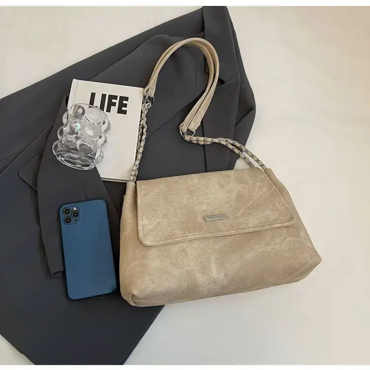 Grey Chain Shoulder Bag for Women Summer — feature 33