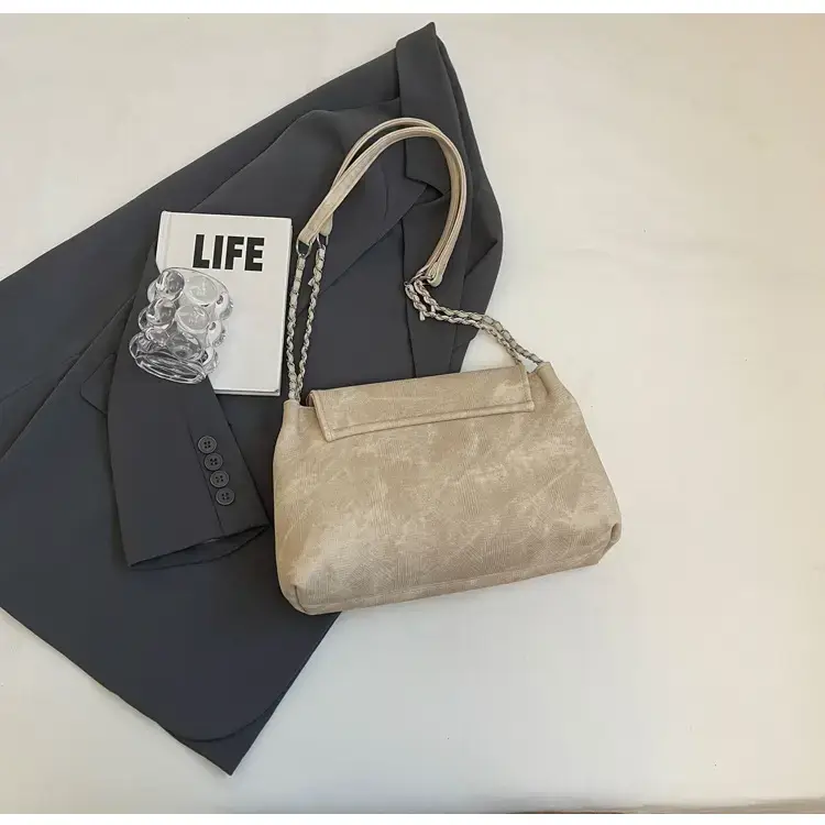 Grey Chain Shoulder Bag for Women Summer — feature 34