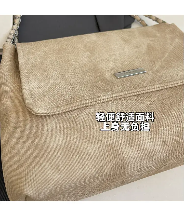 Grey Chain Shoulder Bag for Women Summer — feature 5