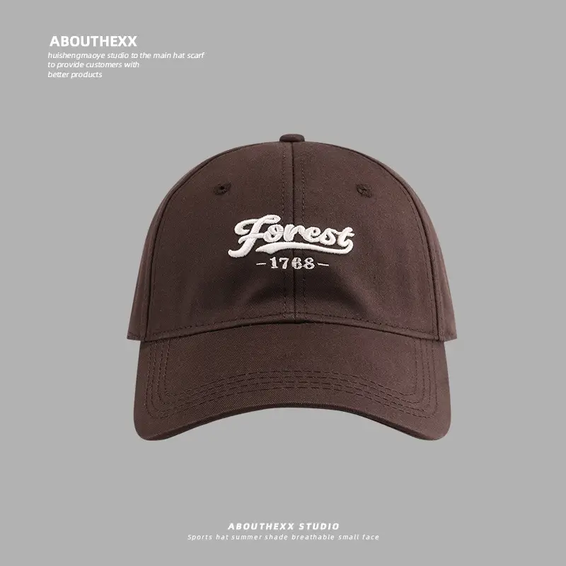 Women's 3D Embroidered Baseball Cap Brown 2024 - Image 6