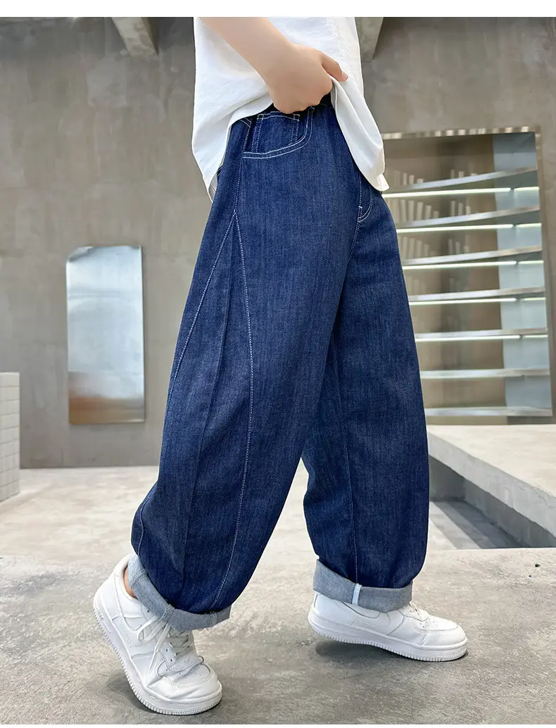 Children Denim Pants 2025 Summer Anti-Mosquito Loose Casual Boys — feature 18
