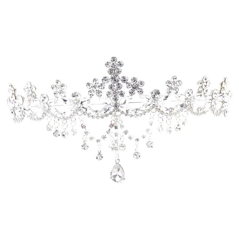 New Rhinestone Alloy Crown Tassel Claw Chain Headset Portrait Travel Hanfu Accessories Bride Wedding Accessories - Image 6