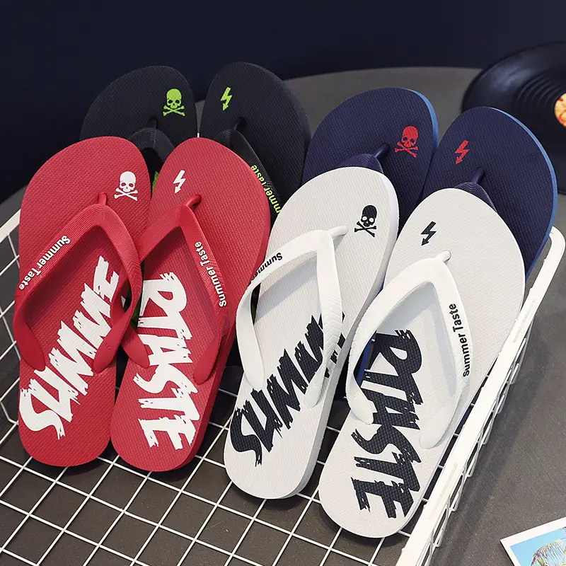 Foreign trade flip-flops men's sandals and slippers summer wear clip feet non-slip boys beach trend outdoor outdoor rubber - Image 6