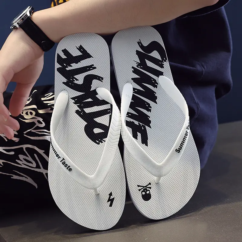 Foreign trade flip-flops men's sandals and slippers summer wear clip feet non-slip boys beach trend outdoor outdoor rubber - Image 8