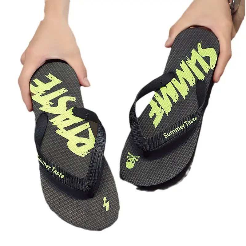 Foreign trade flip-flops men's sandals and slippers summer wear clip feet non-slip boys beach trend outdoor outdoor rubber - Image 9