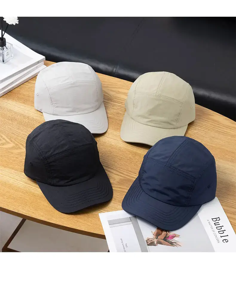 Olive Green 5-Piece Nylon Cap for Men Women — feature 13