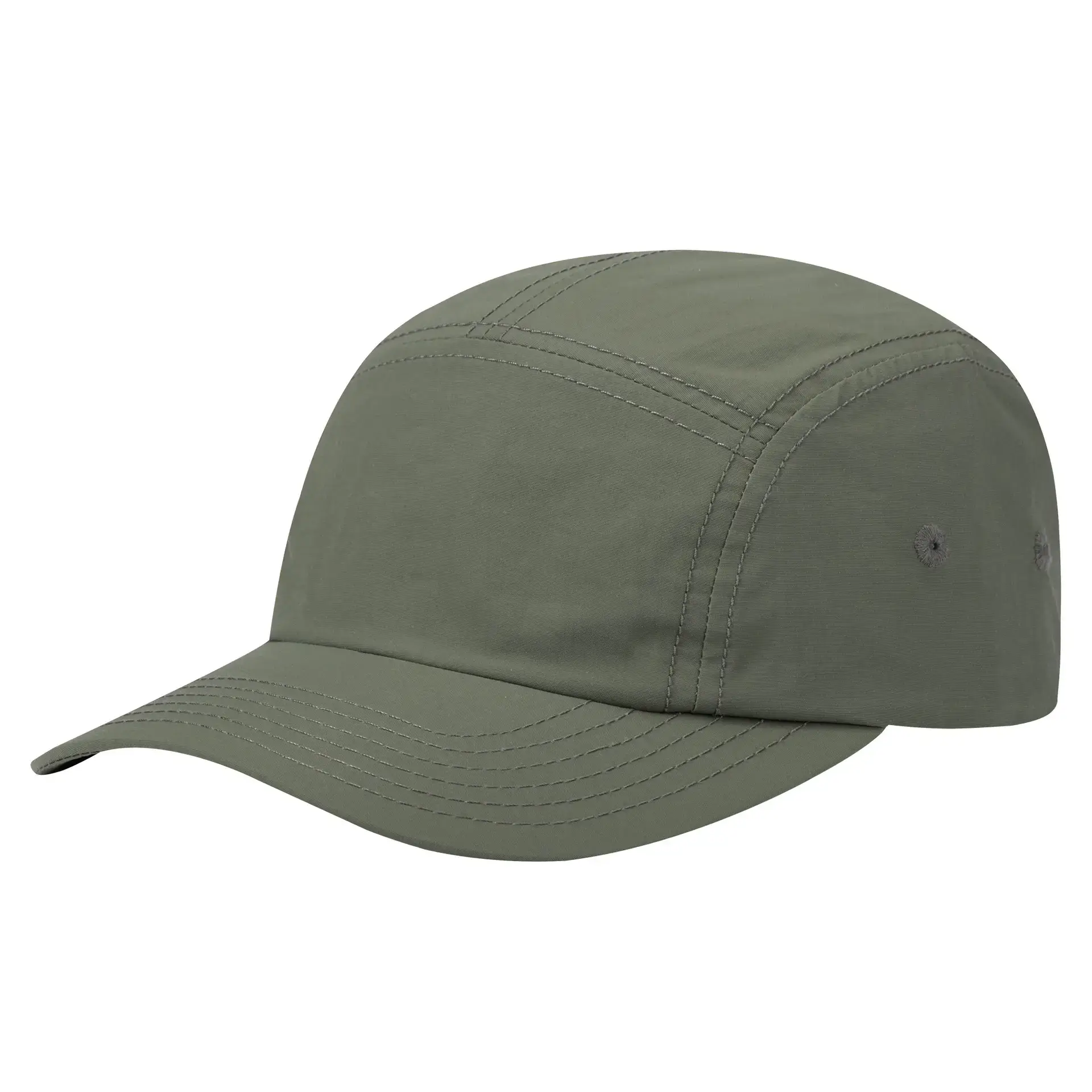 Olive Green 5-Piece Nylon Cap for Men Women - Image 2