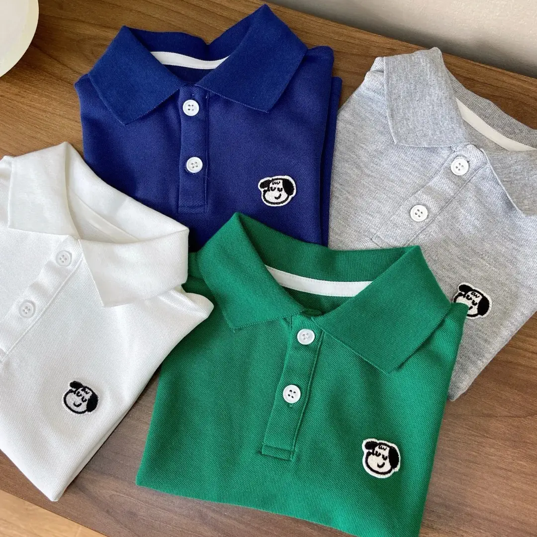 Boys Polo Shirt Short Sleeve Cotton Pique Multi Color - Image 5