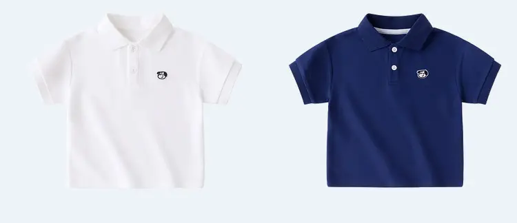 Boys Polo Shirt Short Sleeve Cotton Pique Multi Color — feature 21